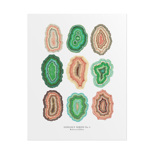 Geology Series No.1 Art Print
