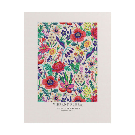 Vibrant Flora - The Pattern Series - Art Print