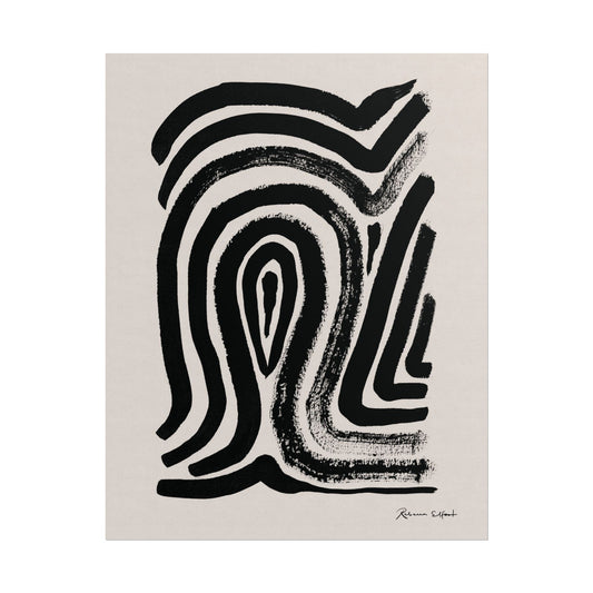 Abstract Ink Fingerprint 2 - Art Print