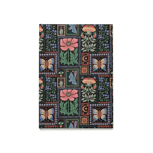 Folksy Floral Frames Hardcover Art Journal (A5)