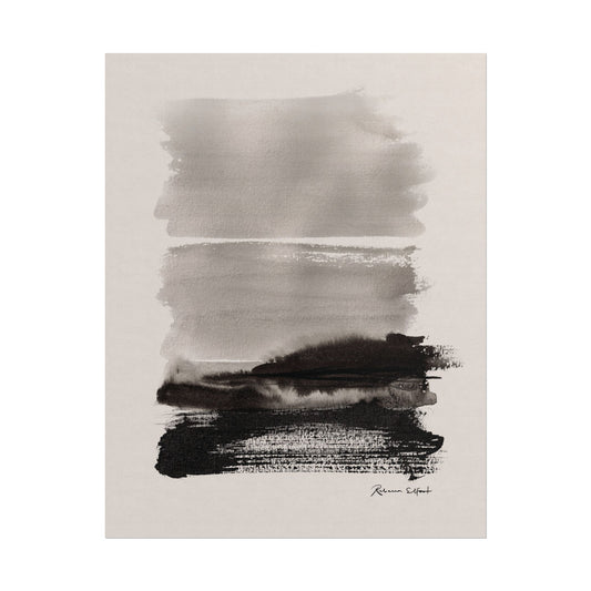 Abstract Ink Seascape - Art Print