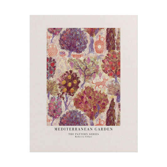 Mediterranean Garden - The Pattern Series - Art Print