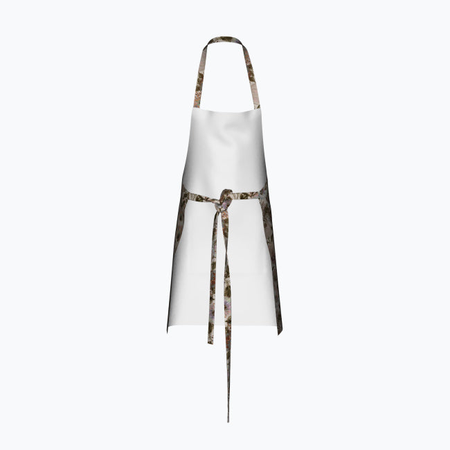 Vintage Garden Cotton Kitchen Apron