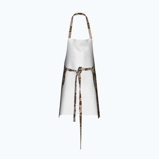 Vintage Garden Cotton Kitchen Apron