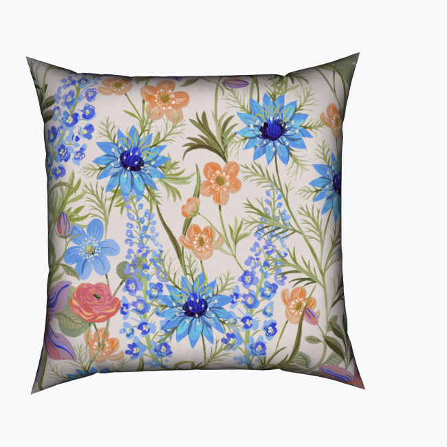 Ranunculus Garden Cotton Cushion