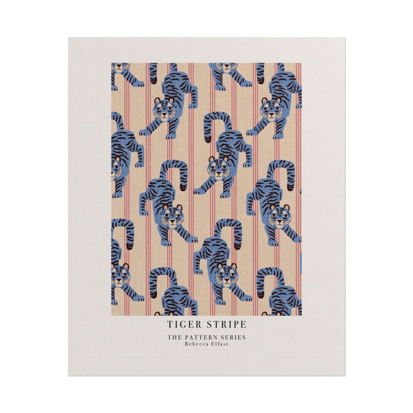Tiger Stripe - The Pattern Series - Art Print