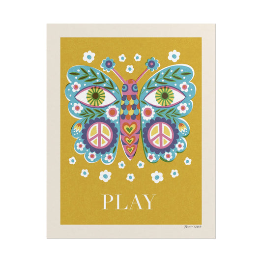 Peace Series: Butterfly "Play" Art Print