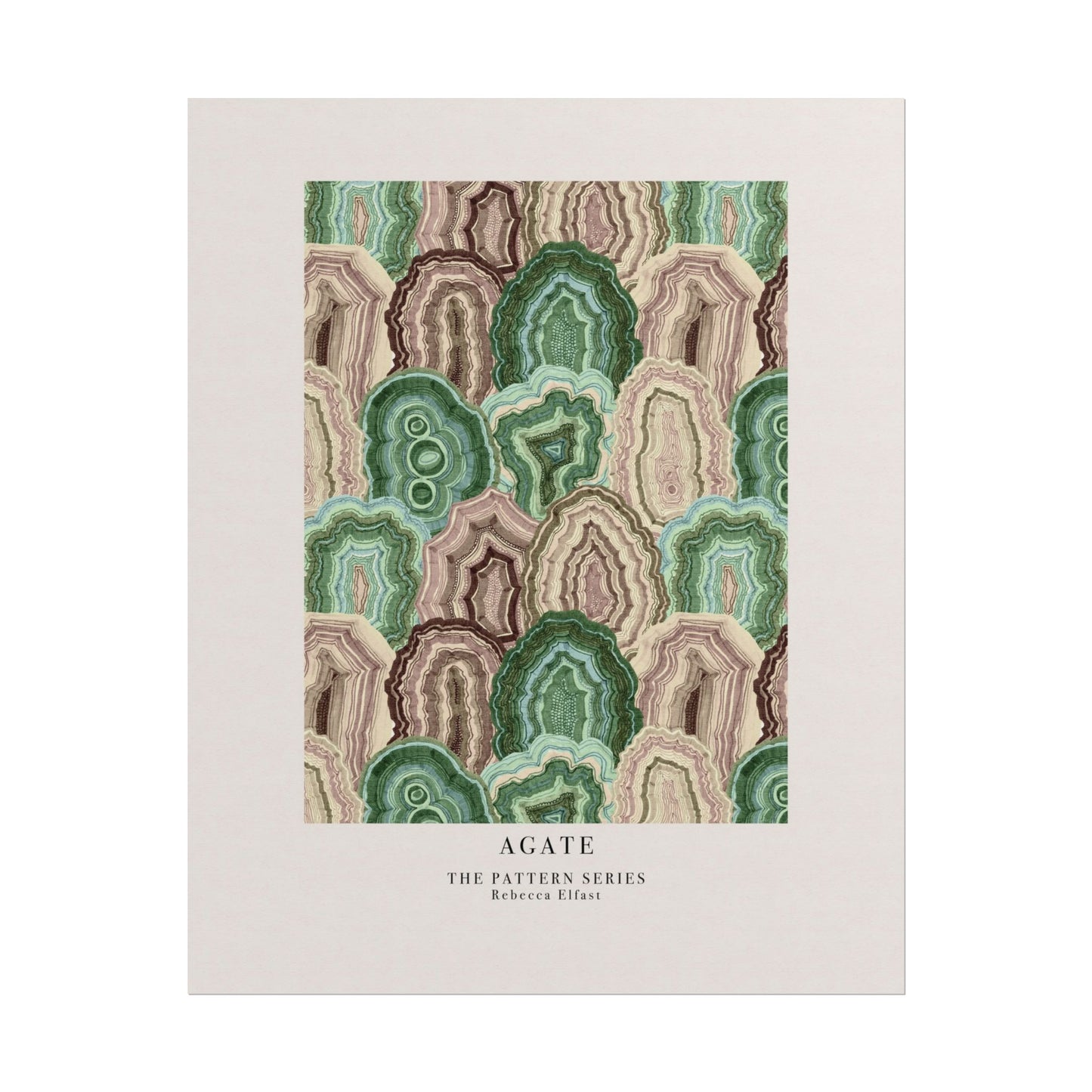 Agate Slices - The Pattern Series - Art Print