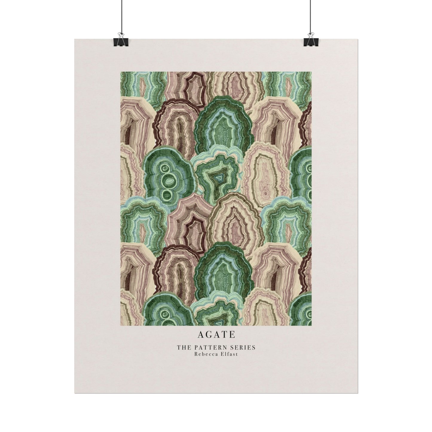 Agate Slices - The Pattern Series - Art Print