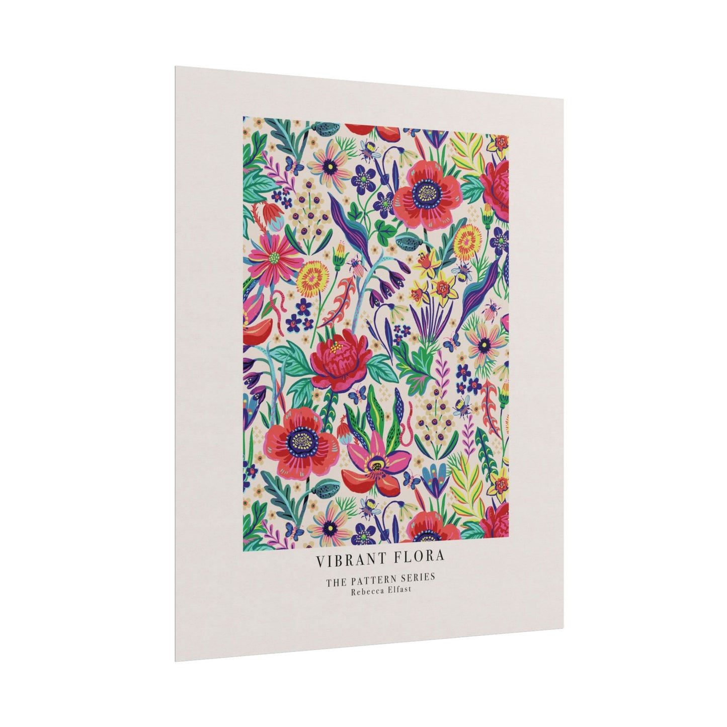 Vibrant Flora - The Pattern Series - Art Print