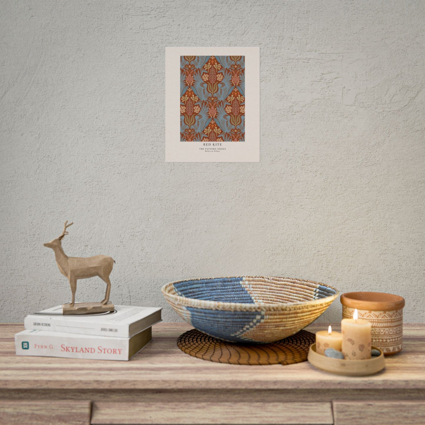 Red Kite - The Pattern Series - Art Print