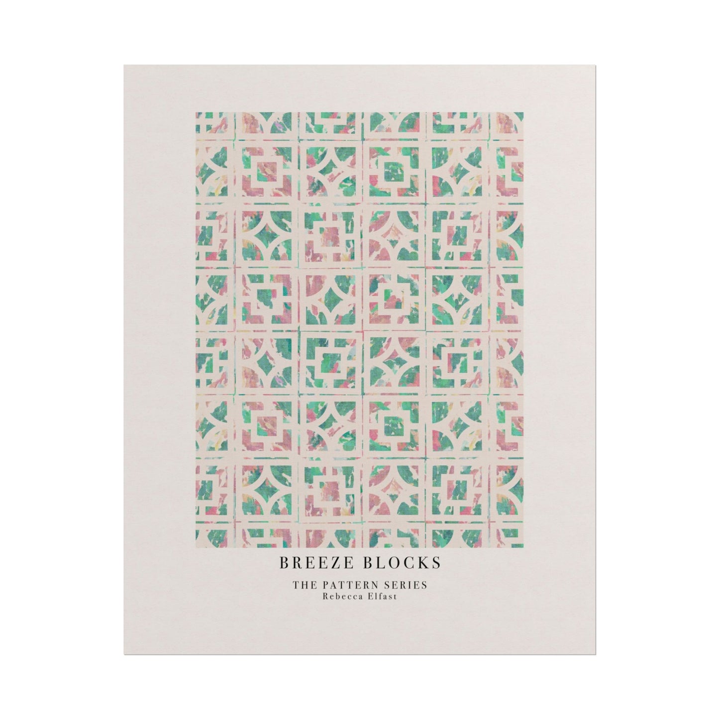 Breeze Blocks - The Pattern Series - Art Print