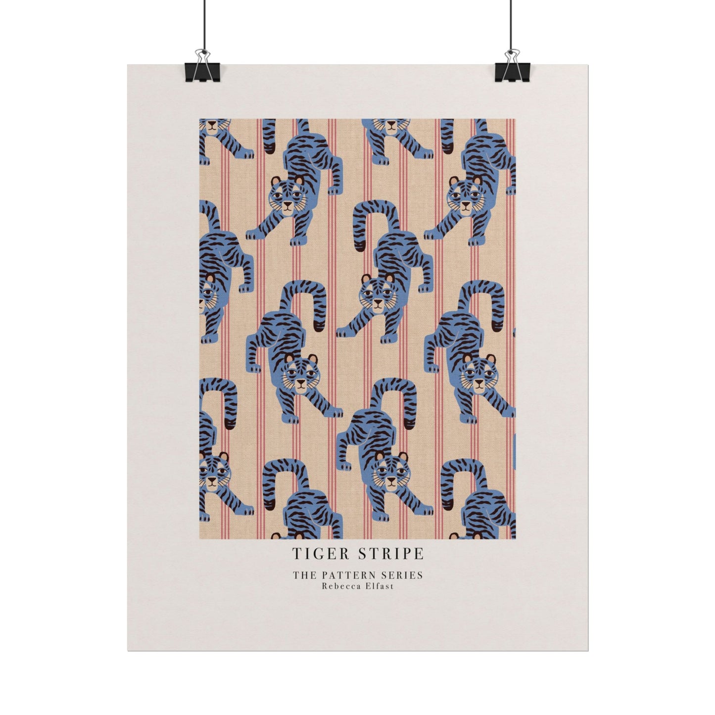 Tiger Stripe - The Pattern Series - Art Print