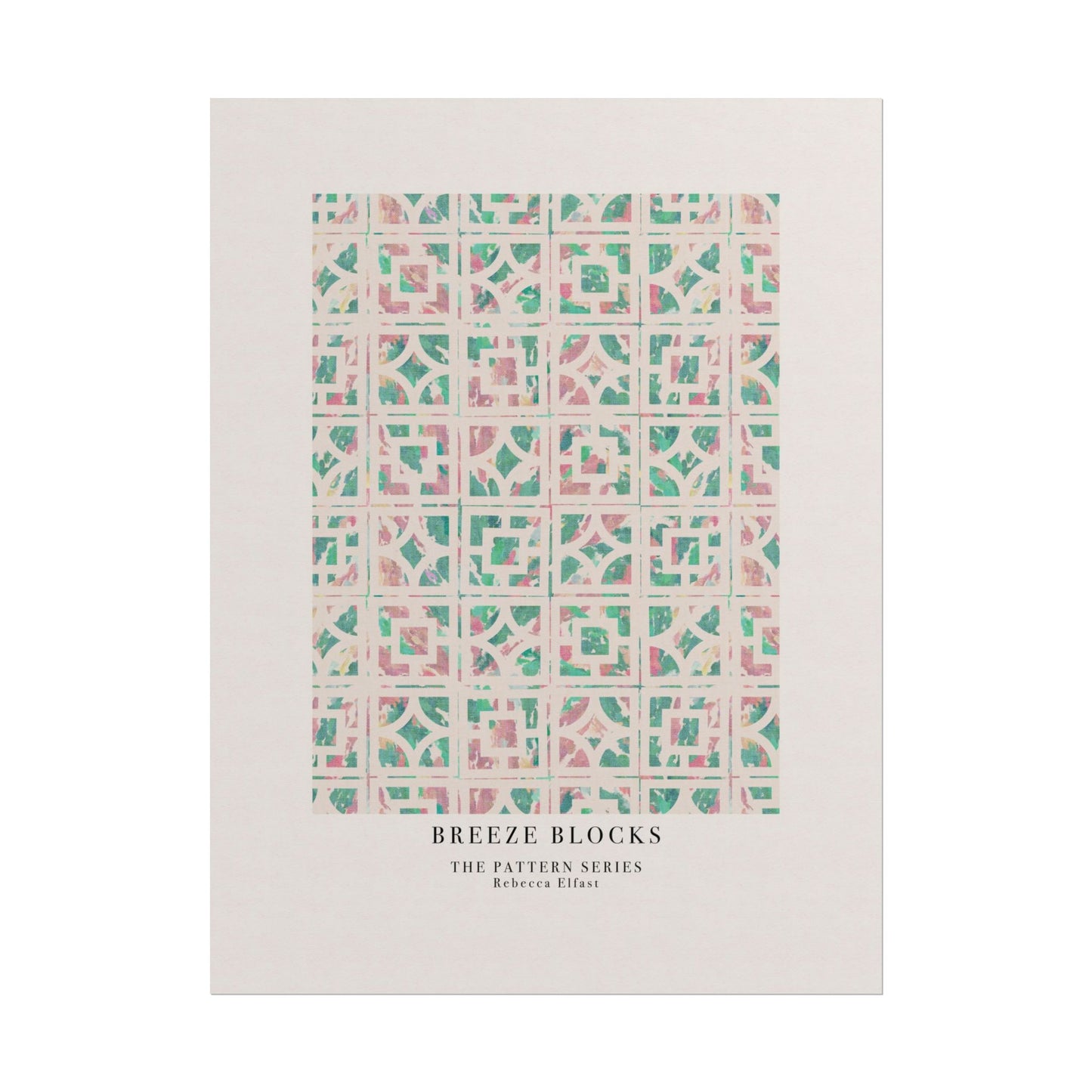 Breeze Blocks - The Pattern Series - Art Print