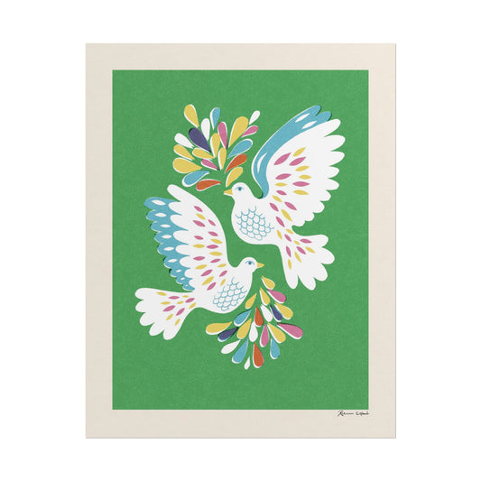 Peace Series: Love Birds Art Print