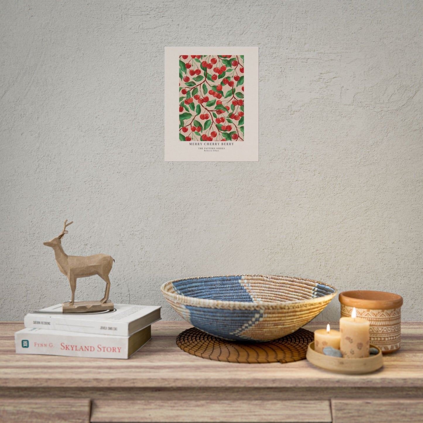 Merry Cherry Berry - The Pattern Series - Art Print