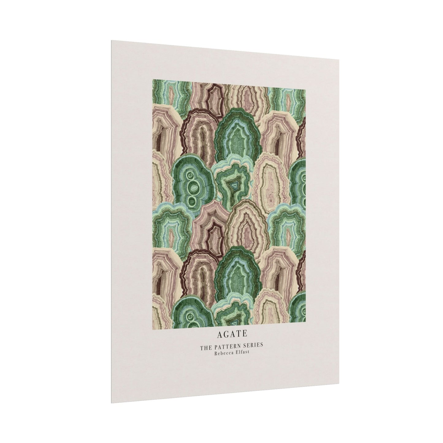 Agate Slices - The Pattern Series - Art Print