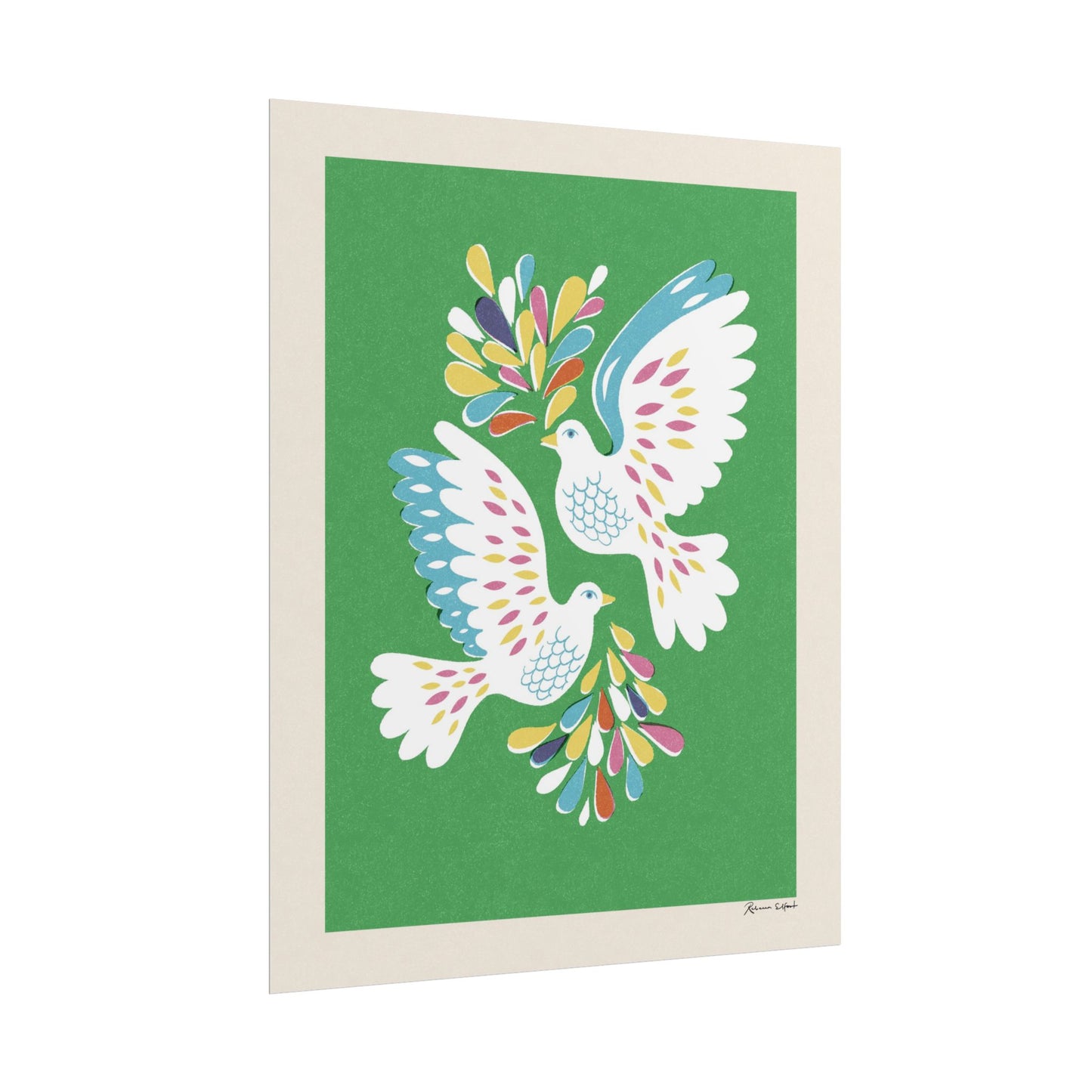 Peace Series: Love Birds Art Print