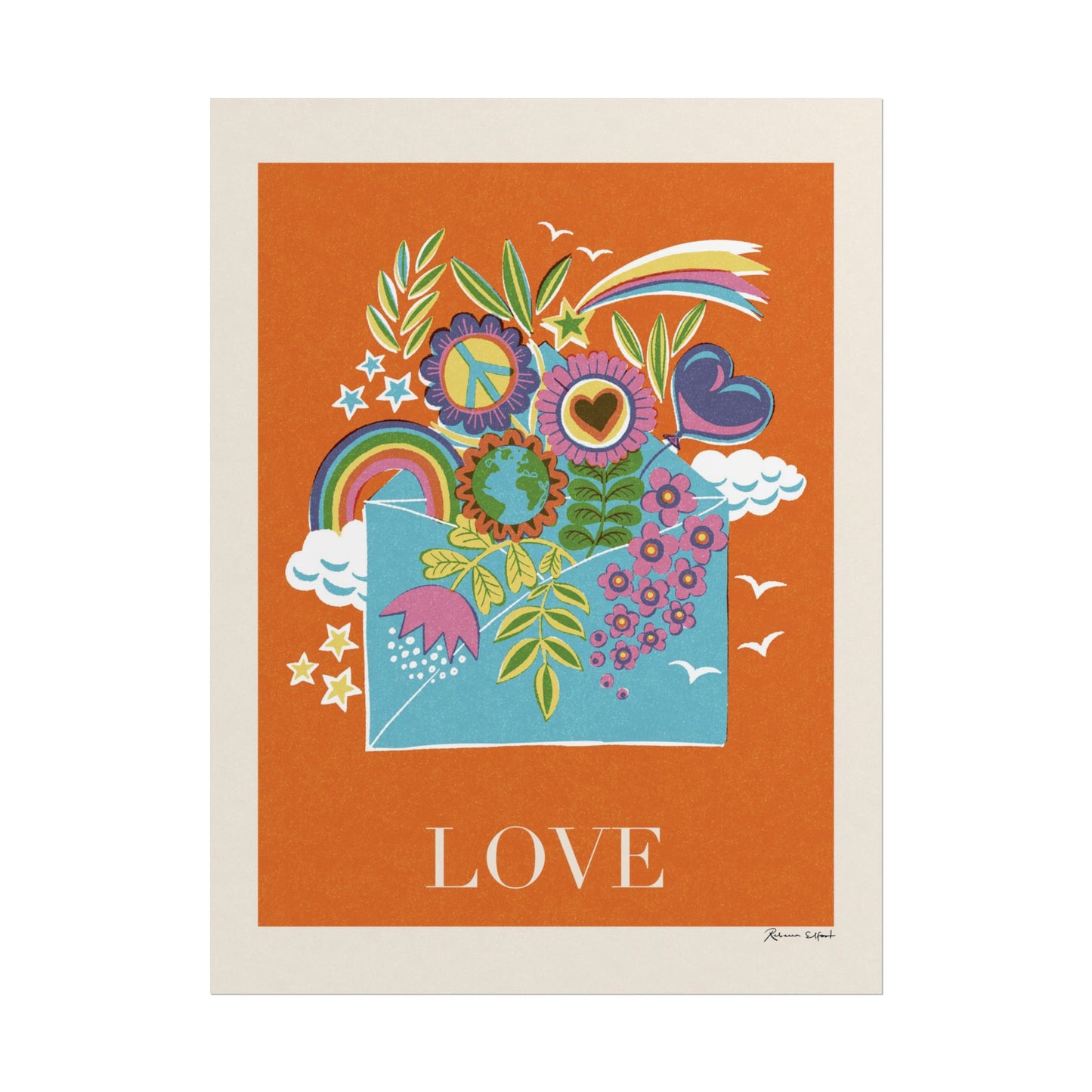 Peace Series: Love Letter Art Print
