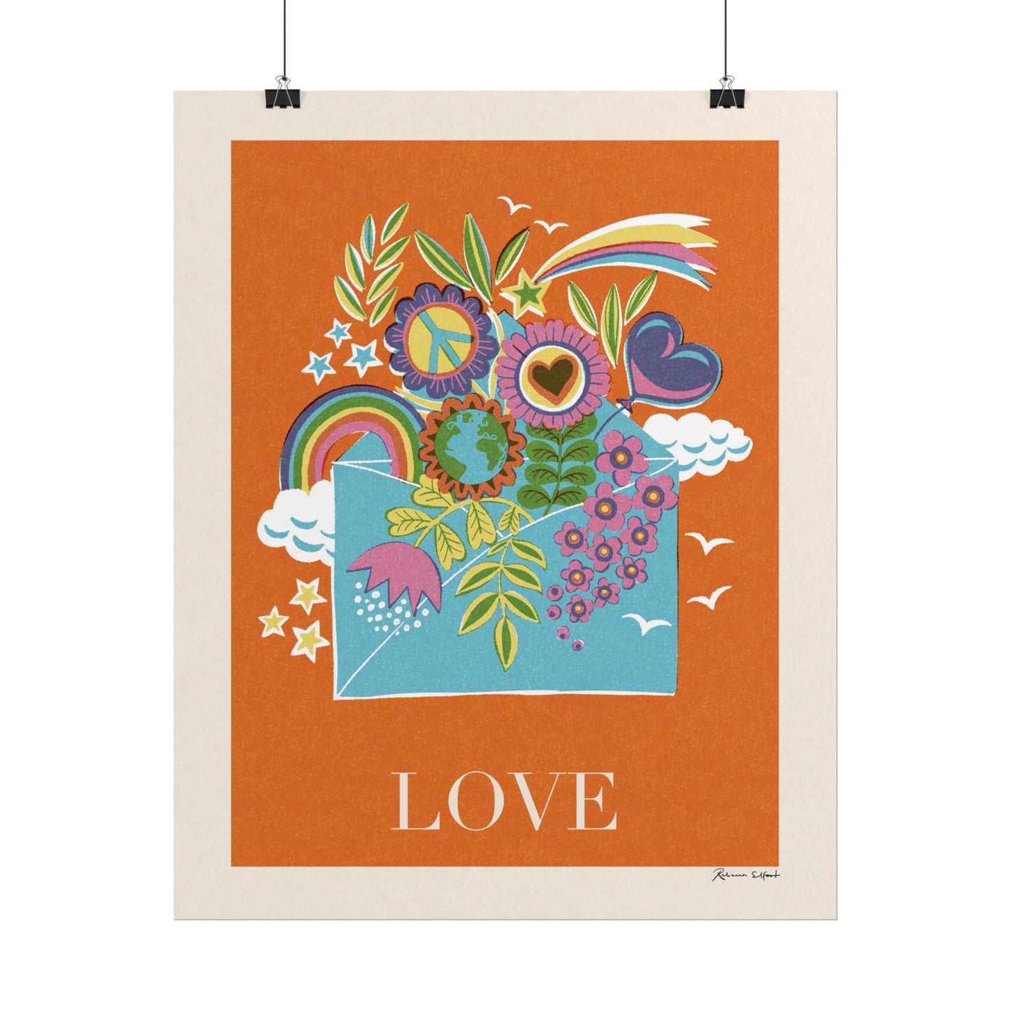 Peace Series: Love Letter Art Print