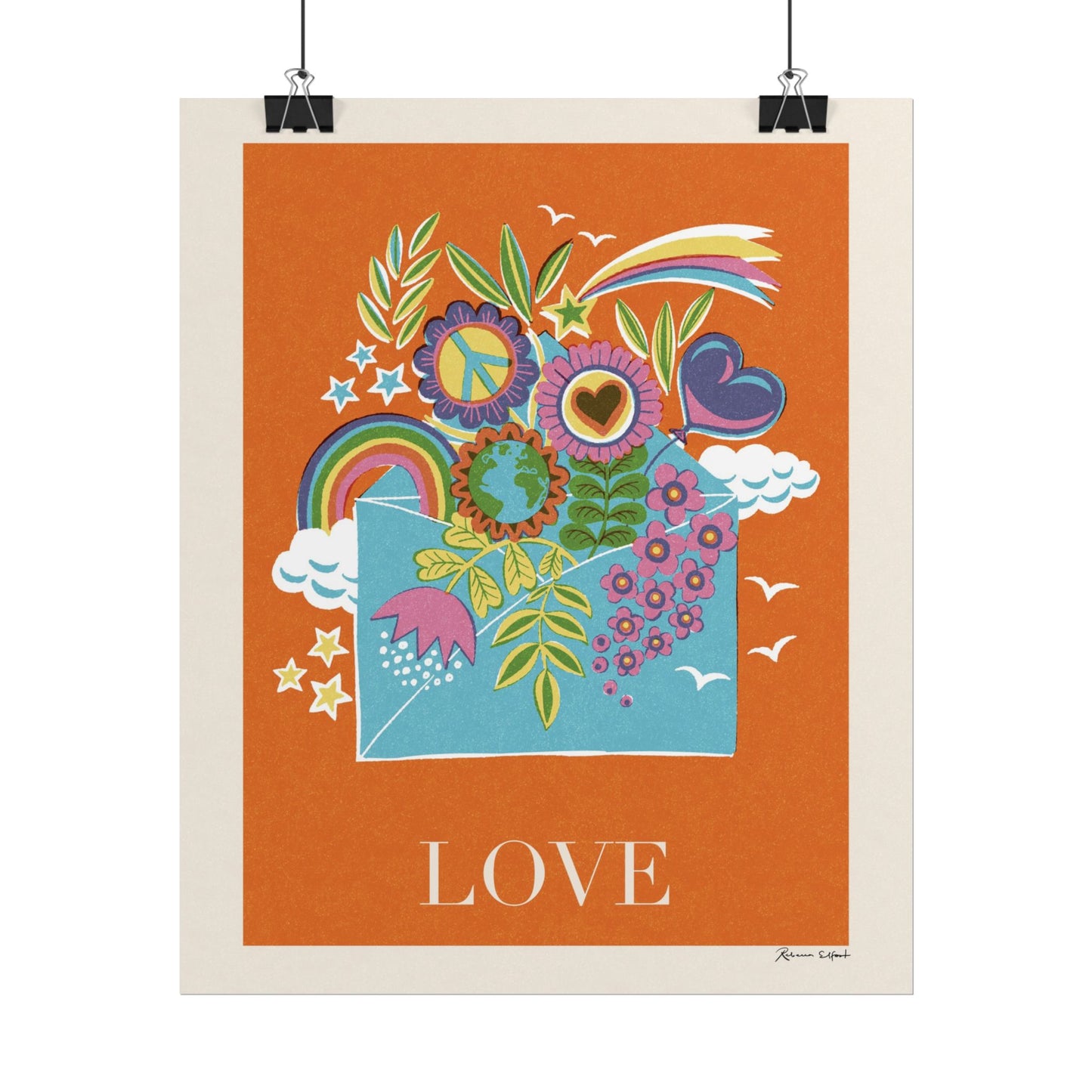 Peace Series: Love Letter Art Print