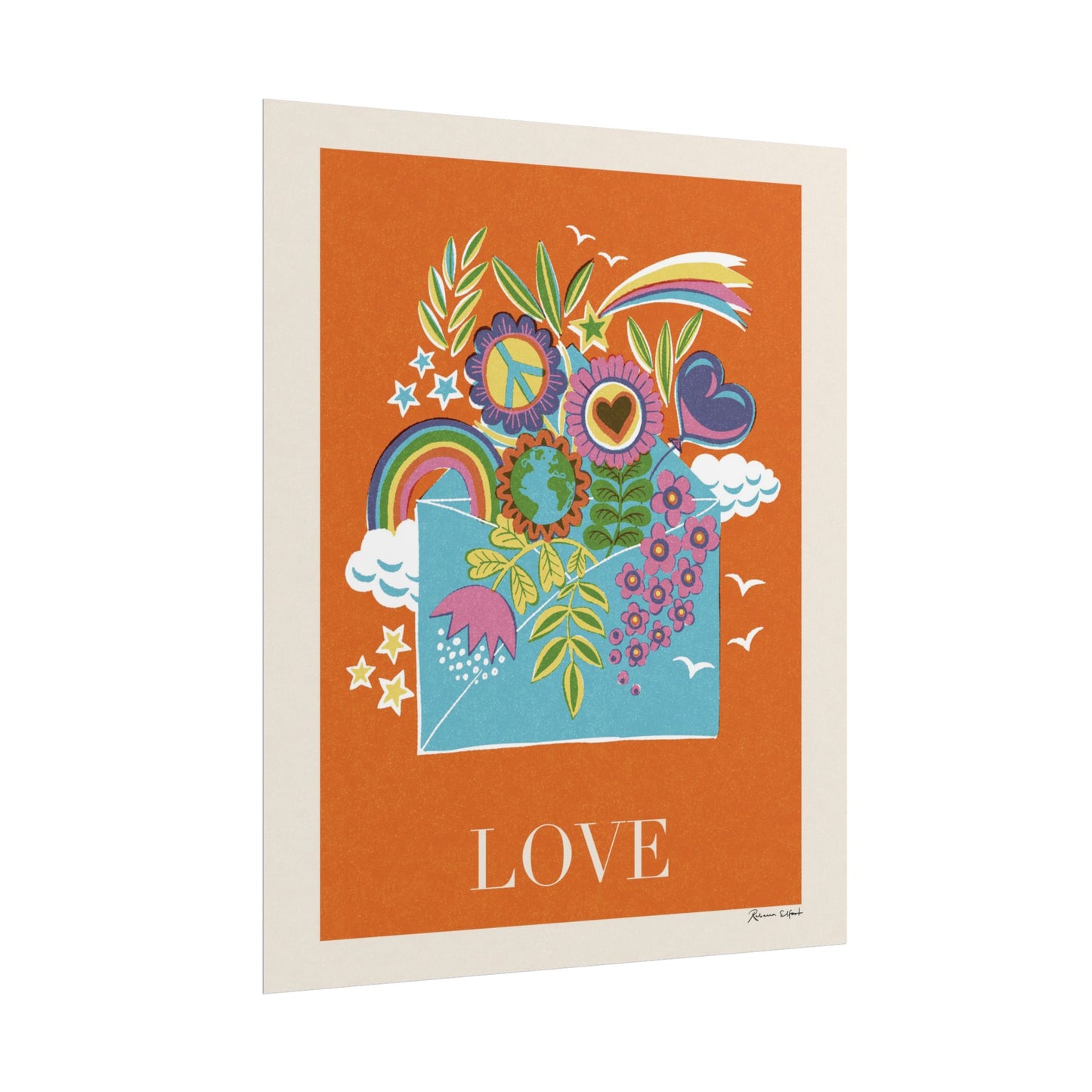 Peace Series: Love Letter Art Print