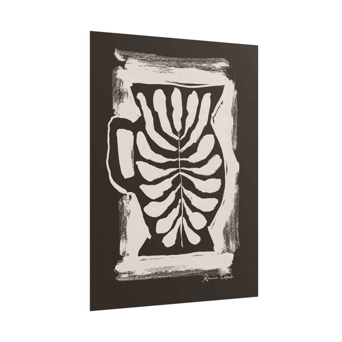 Ink Pitcher Chocolate Brown - Art Print