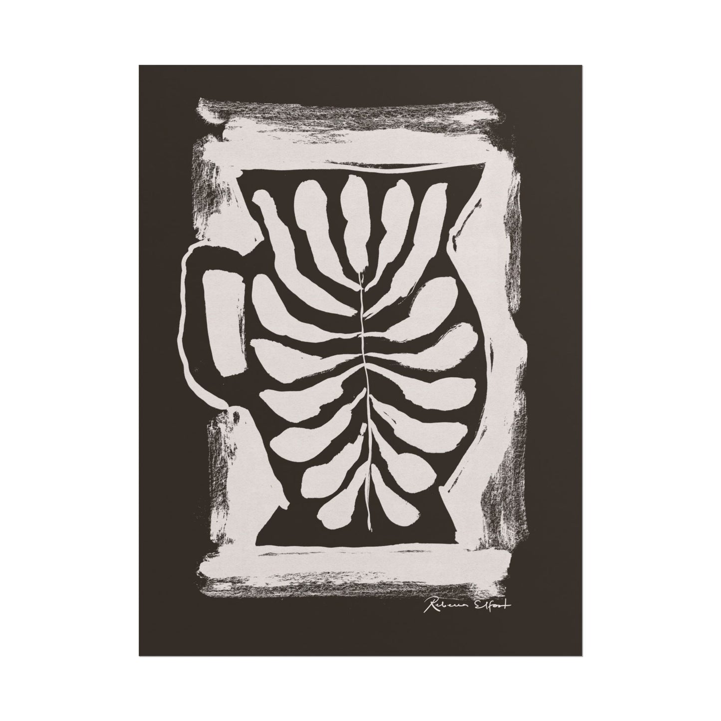 Ink Pitcher Chocolate Brown - Art Print