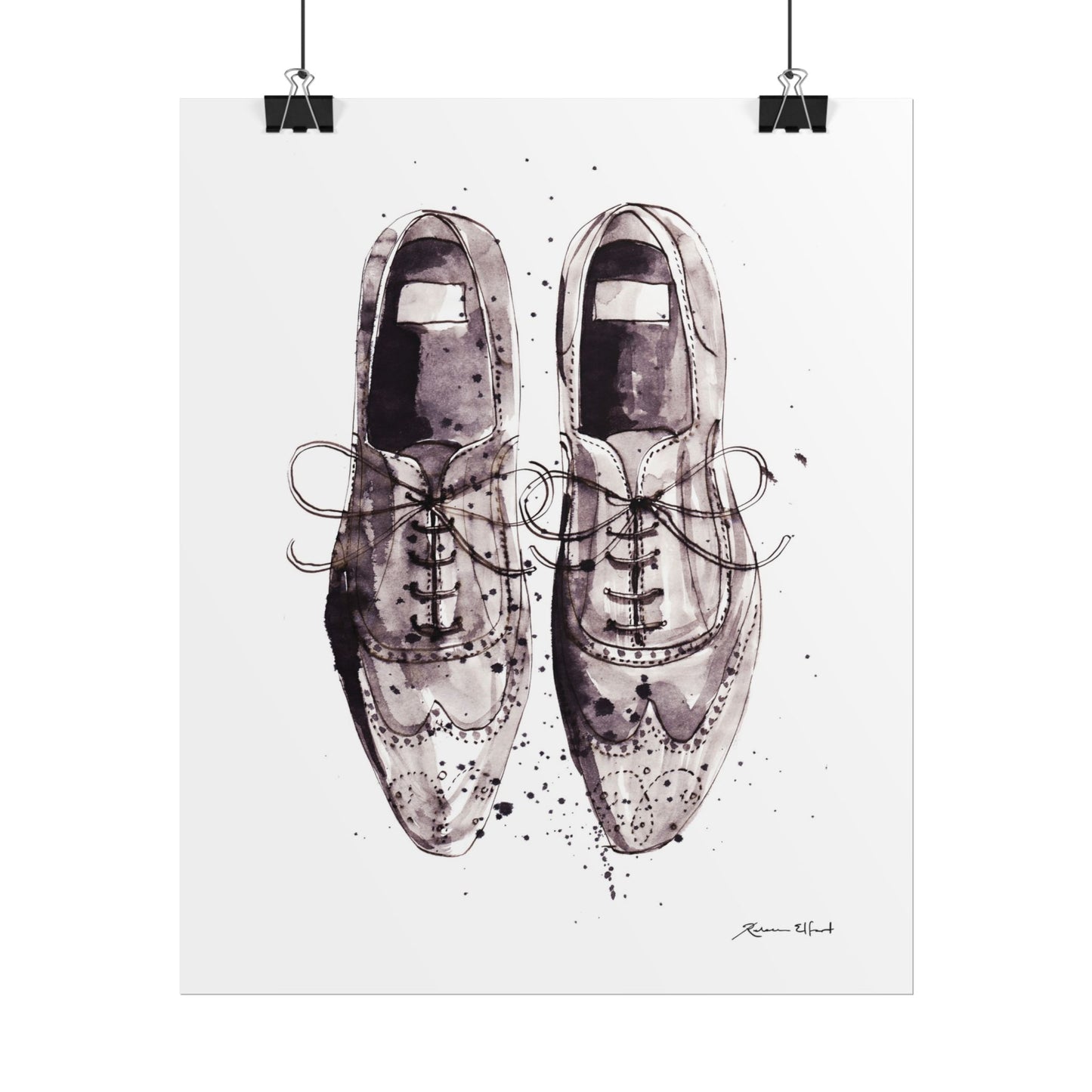 Art Print Brogues