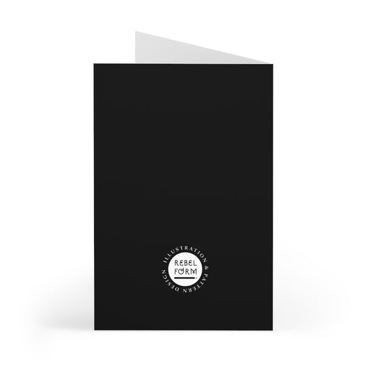 "Celebrate" Colorful Lettering Greeting Cards – Pack of 7