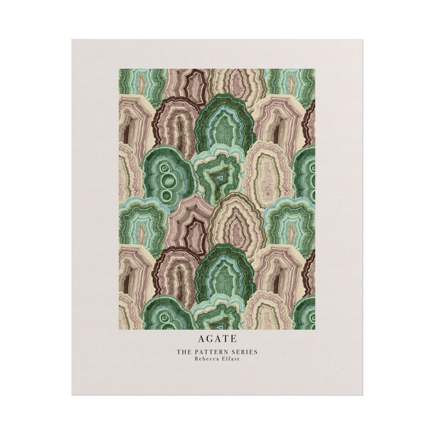 Agate Slices - The Pattern Series - Art Print