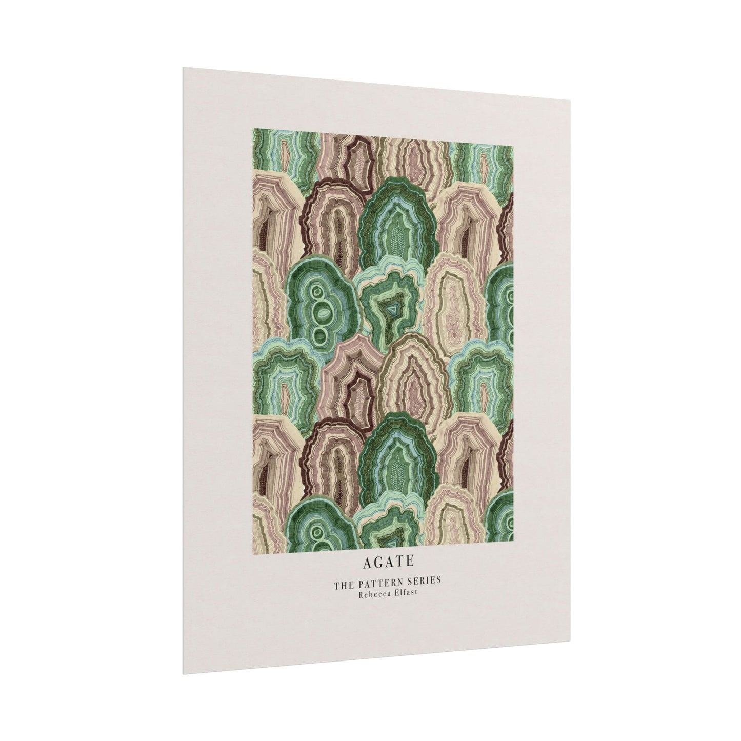 Agate Slices - The Pattern Series - Art Print