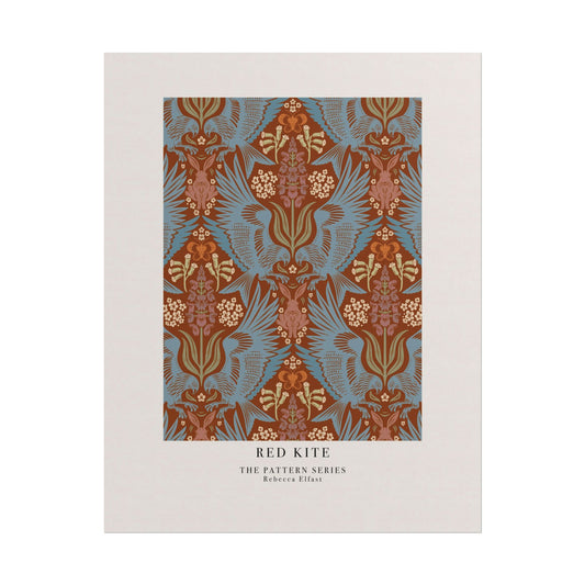 Red Kite - The Pattern Series - Art Print