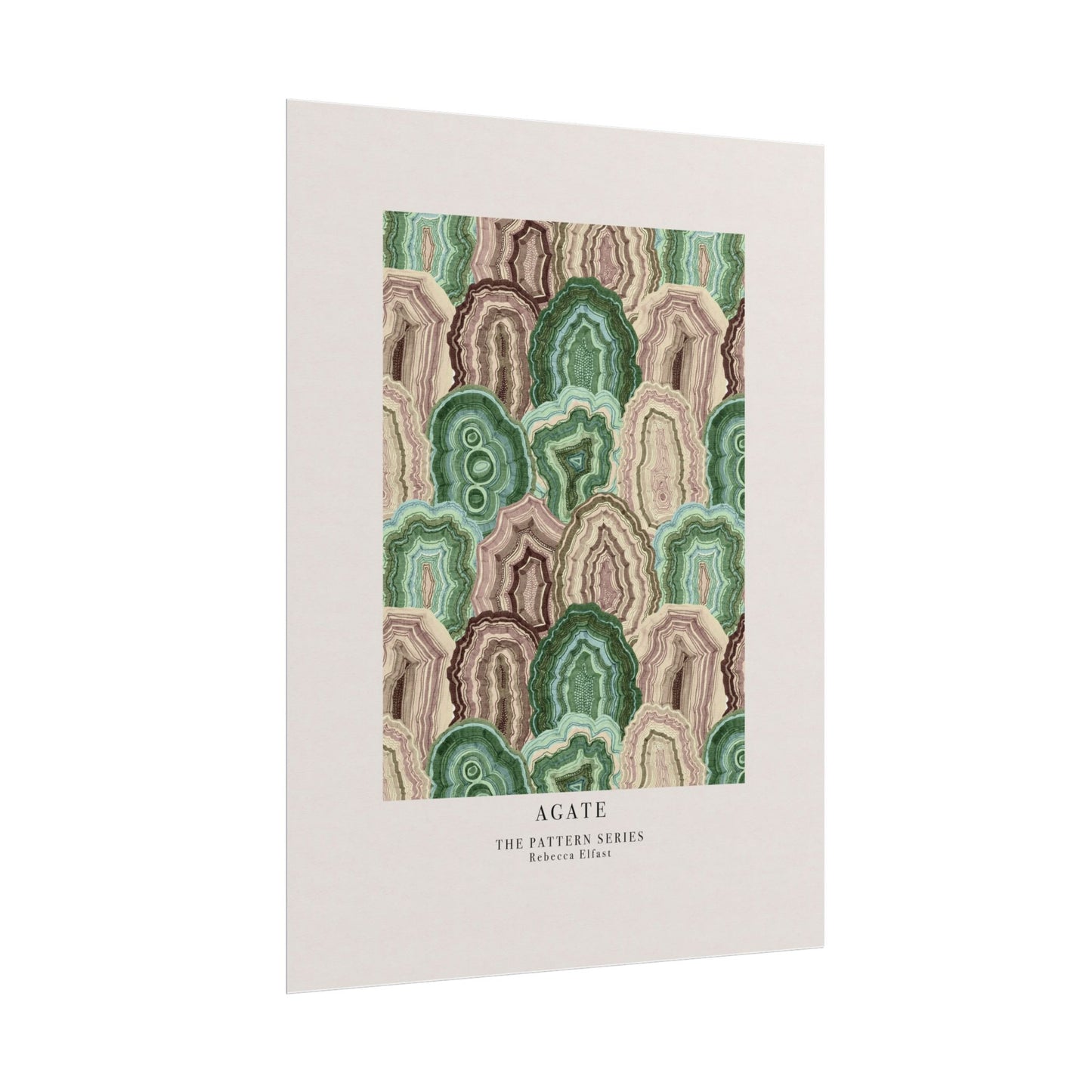 Agate Slices - The Pattern Series - Art Print