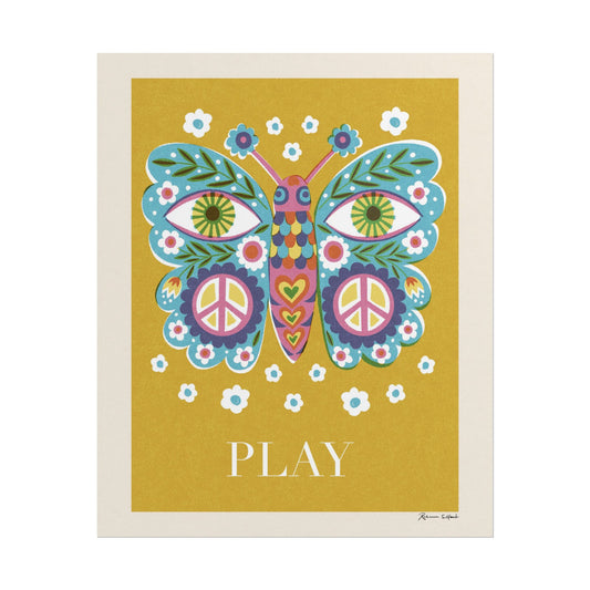 Peace Series: Butterfly "Play" Art Print