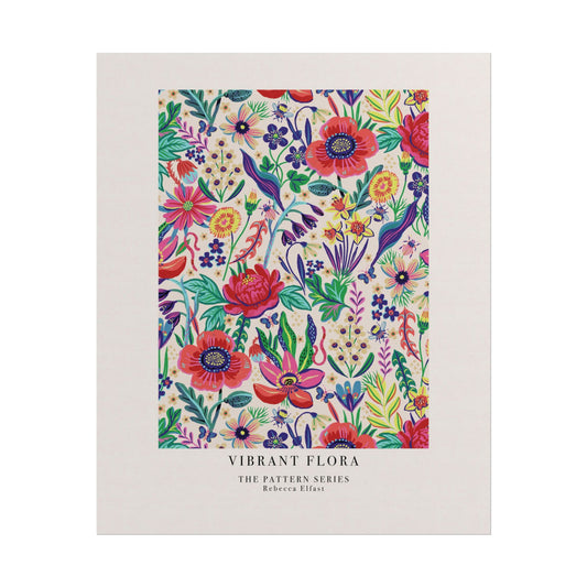 Vibrant Flora - The Pattern Series - Art Print