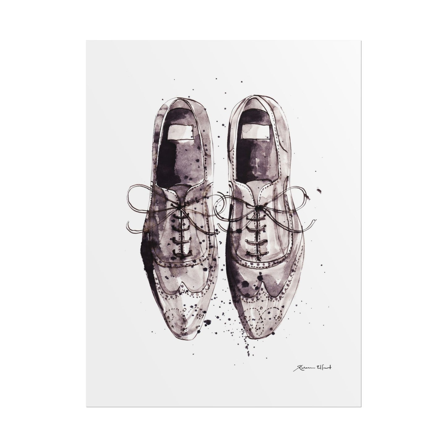 Art Print Brogues