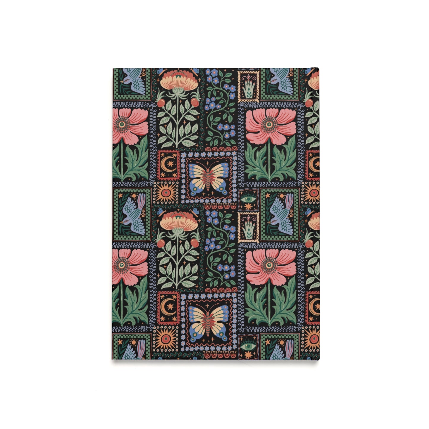 Folksy Floral Frames Hardcover Art Journal (A5)