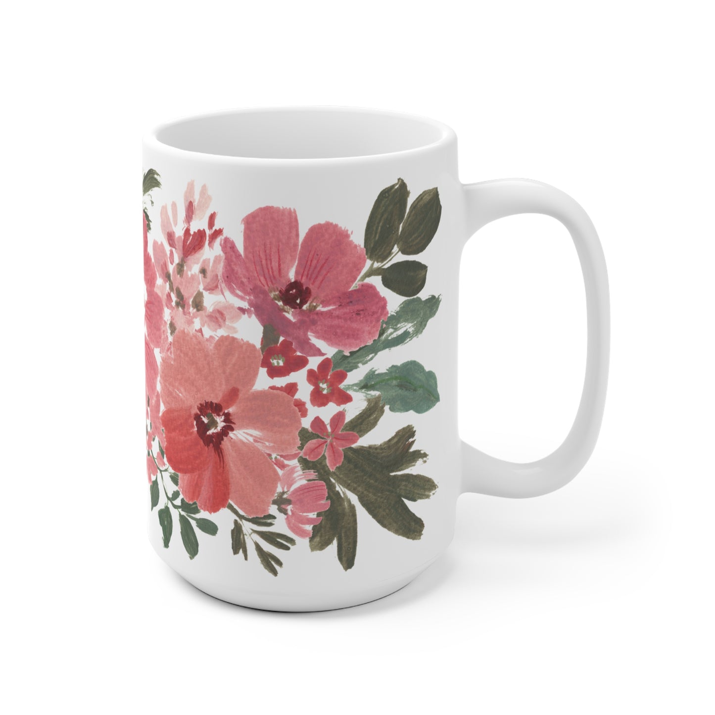 Coral Flowerbed Printed Ceramic Mug