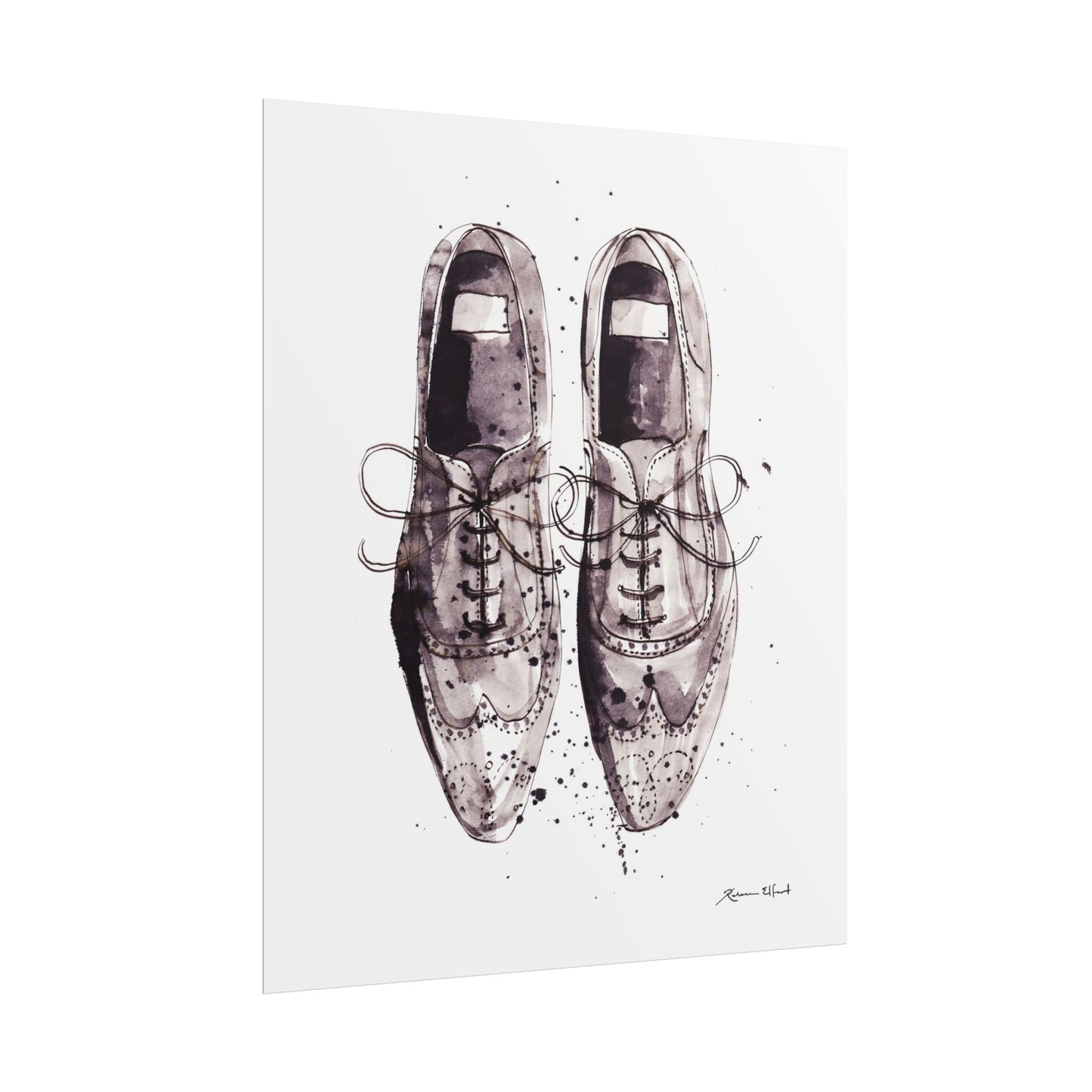 Art Print Brogues