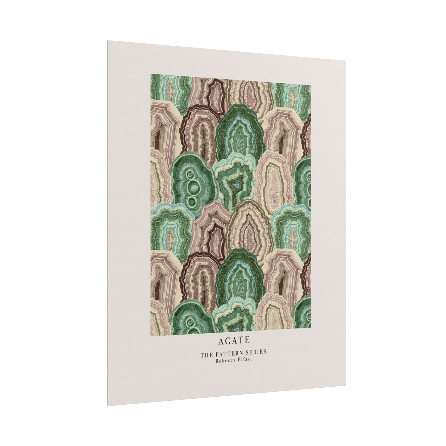Agate Slices - The Pattern Series - Art Print