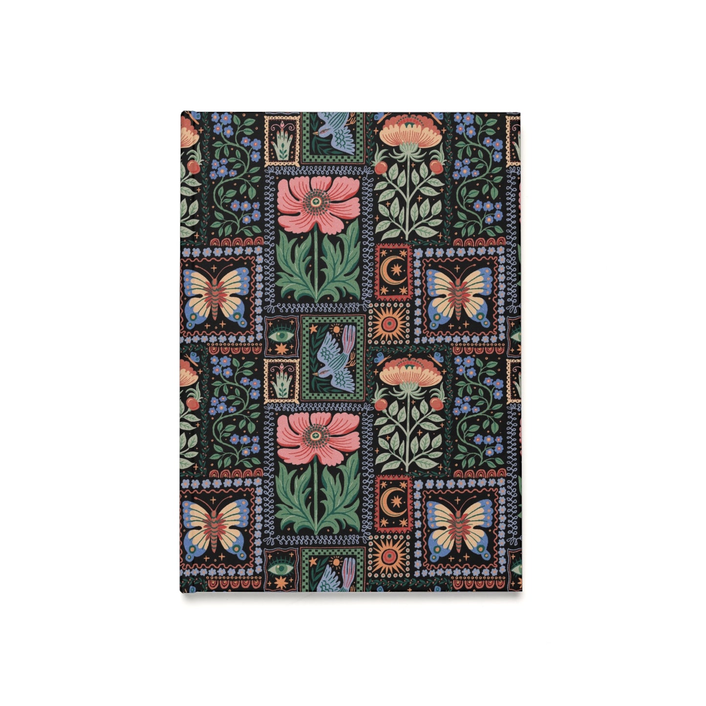 Folksy Floral Frames Hardcover Art Journal (A5)