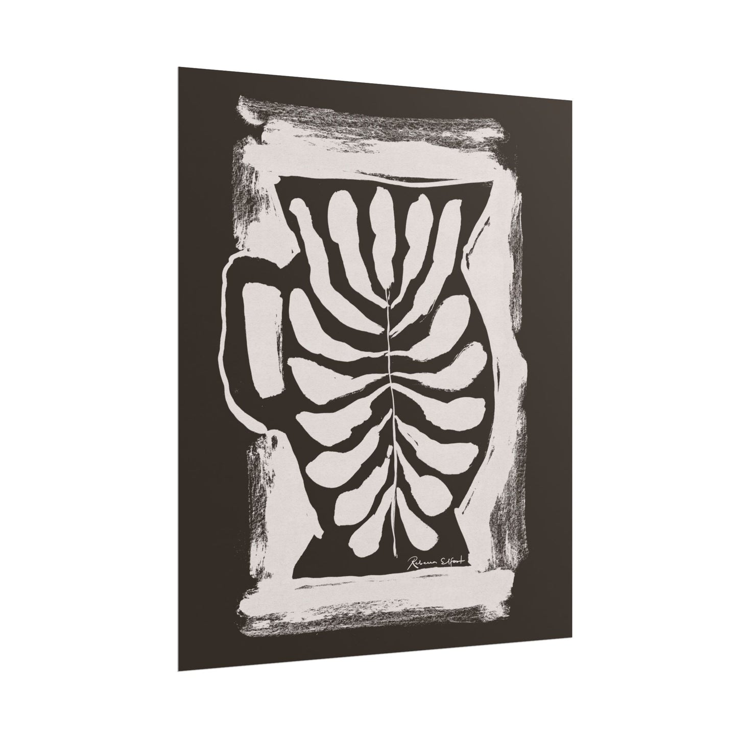 Ink Pitcher Chocolate Brown - Art Print