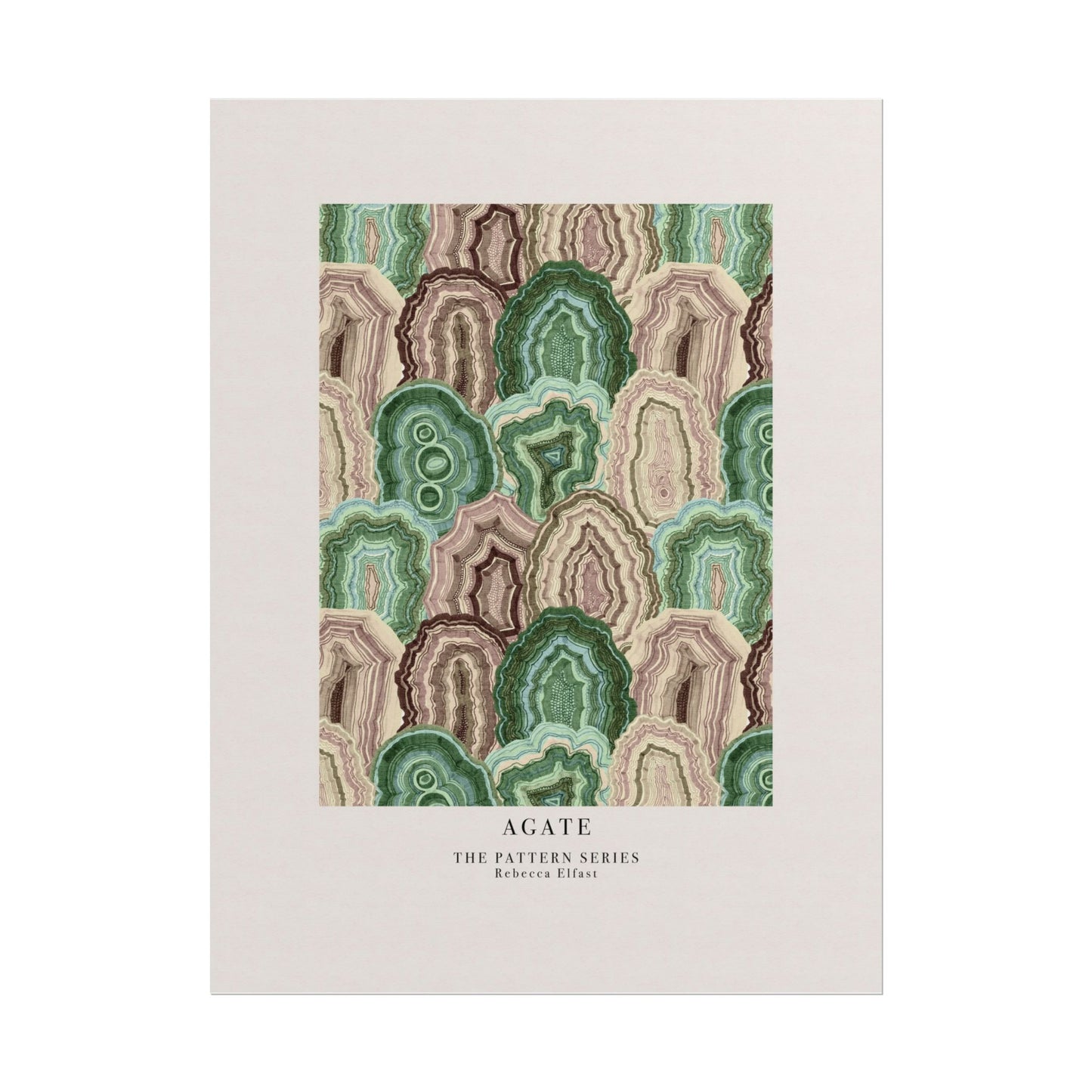 Agate Slices - The Pattern Series - Art Print