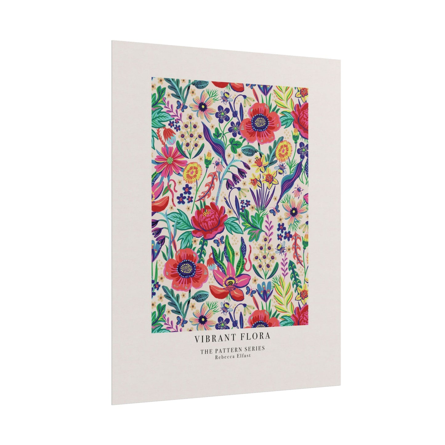 Vibrant Flora - The Pattern Series - Art Print
