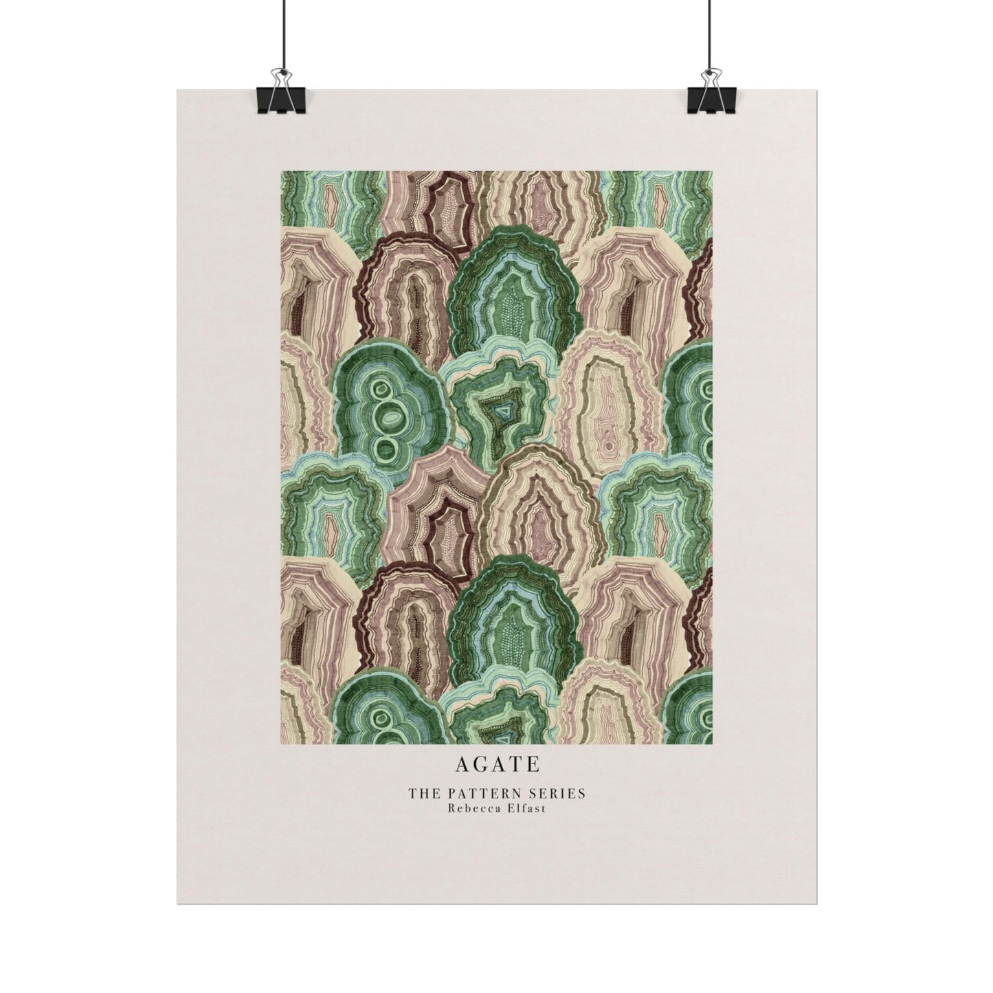 Agate Slices - The Pattern Series - Art Print