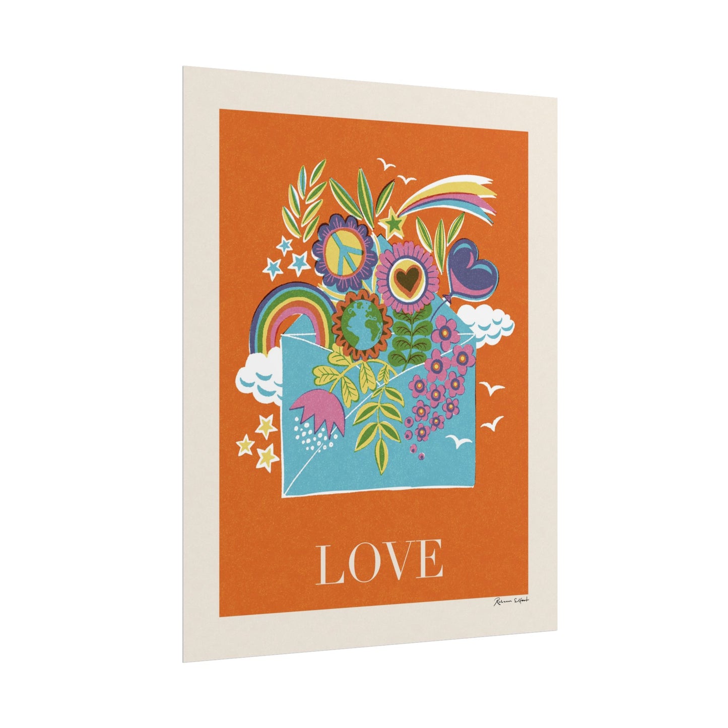 Peace Series: Love Letter Art Print
