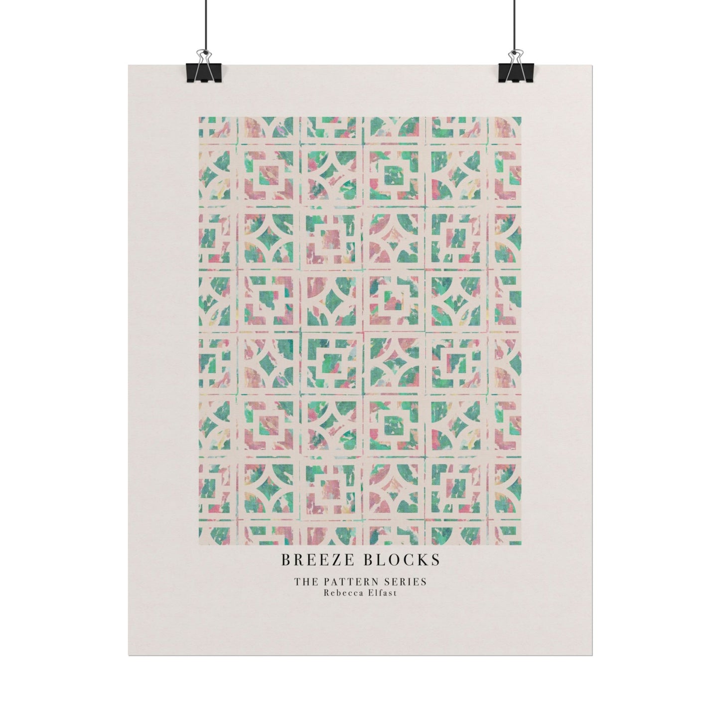 Breeze Blocks - The Pattern Series - Art Print