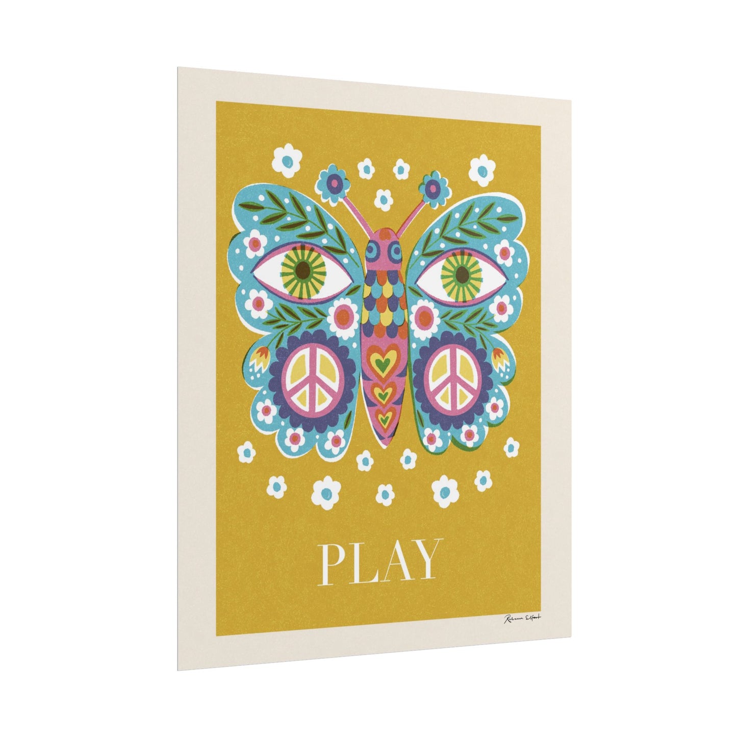 Peace Series: Butterfly "Play" Art Print