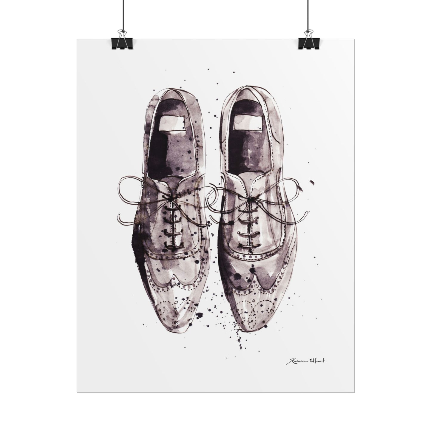Art Print Brogues